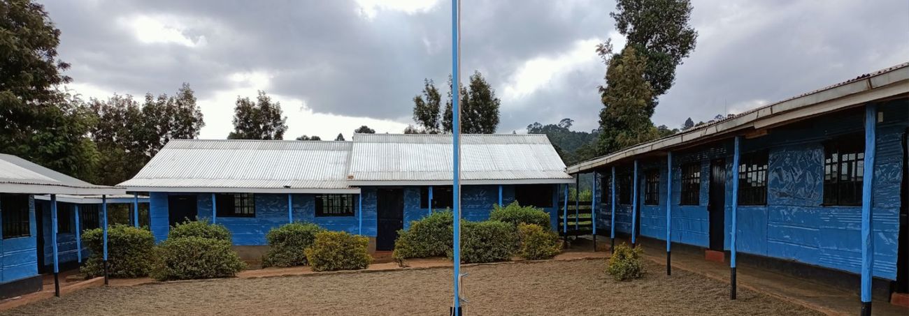 The Danny Academy classroom block and gardens